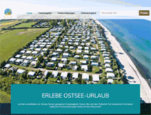 Tablet Screenshot of camping-hohes-ufer.de
